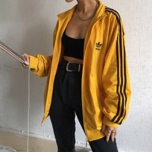 Yellow Adidas jacket 💛